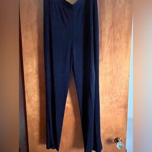 Chicos Travelers Deep Navy Slinky Dress Slacks ~ Size 2